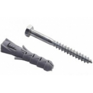 КАТ 10х115 N НЕХ, TORX ДЮБЕЛЬ С ШУРУПОМ